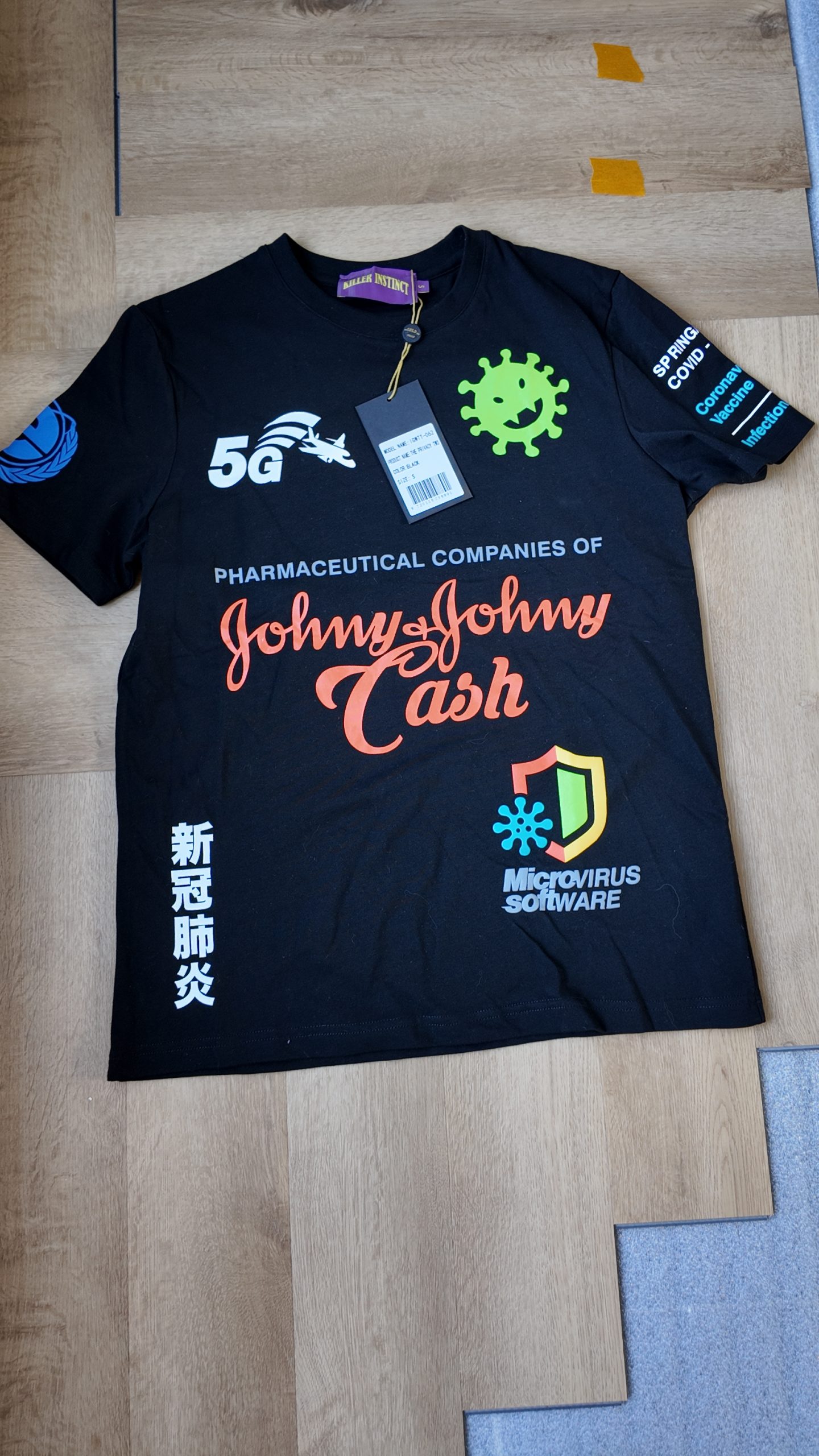 killer instinct shirt | Maat s - Afbeelding 5