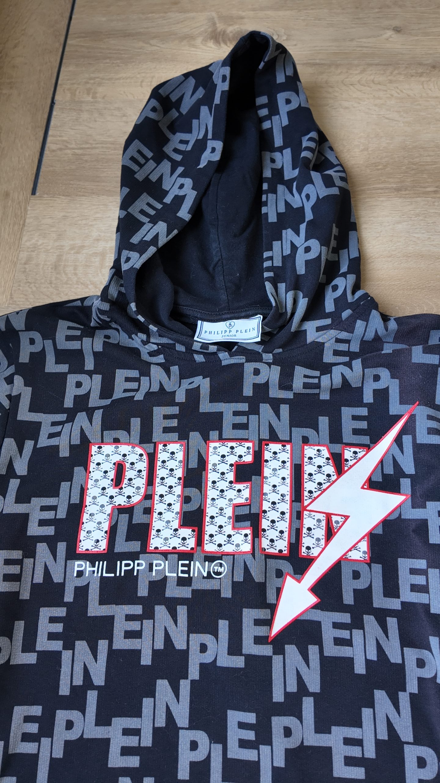 Philipp Plein hoodie | Maat 16-17 valt S - Afbeelding 5